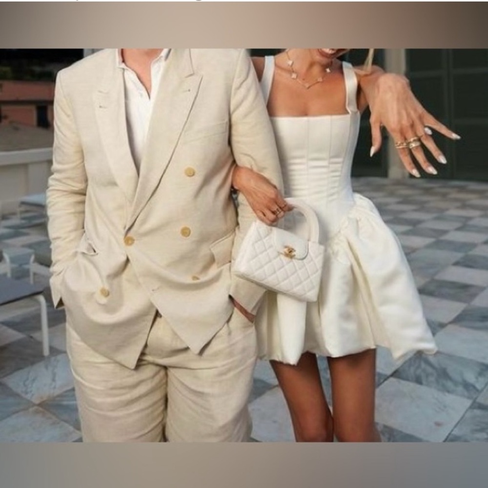 Chanel Micro Mini Kelly in white